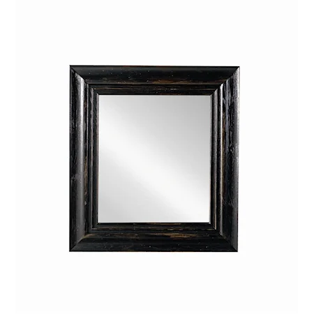 Wood Frame Landscape Mirror